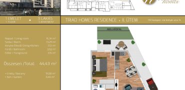 TRIAD HOMES RESIDENCE II. ÜTEM – 1.EM / 03.