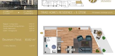 TRIAD HOMES RESIDENCE II. ÜTEM – 2.EM / 02.