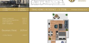 TRIAD HOMES RESIDENCE II. ÜTEM – 2.EM / 04.