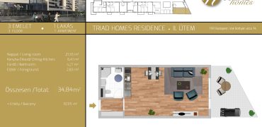 TRIAD HOMES RESIDENCE II. ÜTEM – 3.EM / 01.