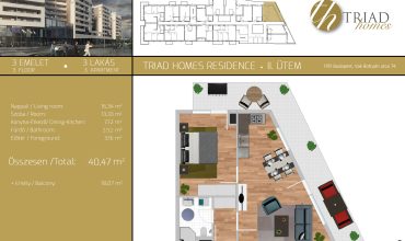 TRIAD HOMES RESIDENCE II. ÜTEM – 3.EM / 03.