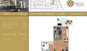 TRIAD HOMES RESIDENCE II. ÜTEM – 3.EM / 05.