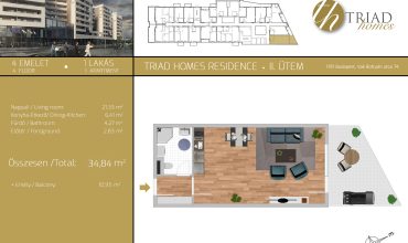 TRIAD HOMES RESIDENCE II. ÜTEM – 4.EM / 01.