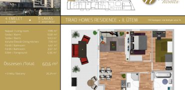 TRIAD HOMES RESIDENCE II. ÜTEM – 4.EM / 11.