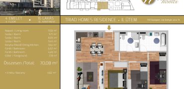 TRIAD HOMES RESIDENCE II. ÜTEM – 4.EM / 16.