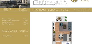 TRIAD HOMES RESIDENCE II. ÜTEM – 4.EM / 09.
