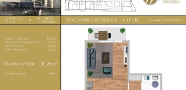 TRIAD HOMES RESIDENCE II. ÜTEM – 6.EM / 08.