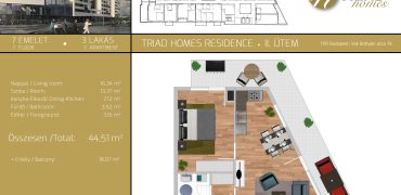 TRIAD HOMES RESIDENCE II. ÜTEM – 7.EM / 03.