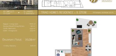 TRIAD HOMES RESIDENCE II. ÜTEM – 8.EM / 05.