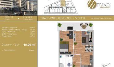 TRIAD HOMES RESIDENCE V. ÜTEM – 1.EM / 4.