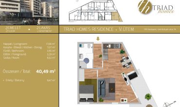 TRIAD HOMES RESIDENCE V. ÜTEM – 2.EM / 2.