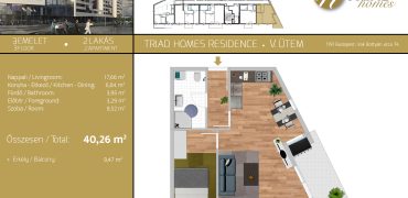 TRIAD HOMES RESIDENCE V. ÜTEM – 3.EM / 2.