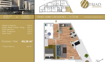 TRIAD HOMES RESIDENCE V. ÜTEM – 3.EM / 2.