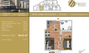 TRIAD HOMES RESIDENCE V. ÜTEM – 4.EM / 8.