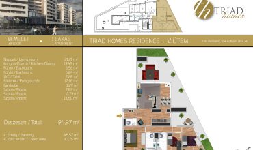 TRIAD HOMES RESIDENCE V. ÜTEM – 8.EM / 1.